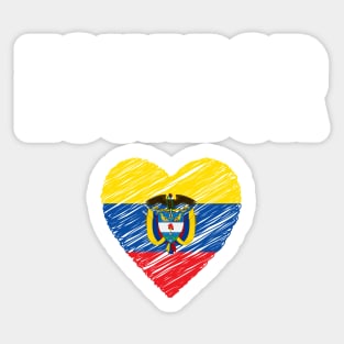 Ecuador flag, ecuadorian flag Sticker
